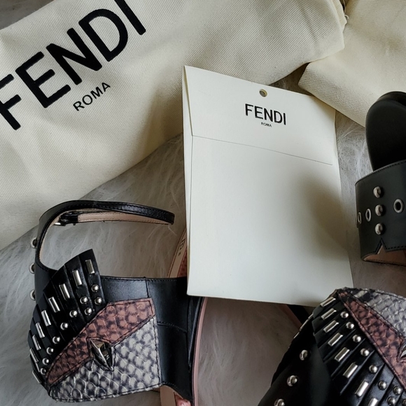 NWT FENDI Rocker Bug Sandal Collection - Picture 13 of 14